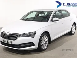 White Used 2022 Skoda Superb SE Hatchback | £13,995 (Fair price)