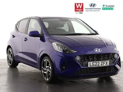 Blue Used 2022 Hyundai i10 Premium Hatchback | £14,399 (A bit pricey)