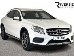 Polar white Used 2018 Mercedes GLA200 AMG line SUV | £13,290 (Fair price)