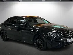Obsidian black Used 2020 Mercedes E220 AMG line Sedan | £27,000 (Expensive)