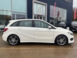 White Used 2016 Mercedes B200 AMG line MPV | £12,695 (Fair price)