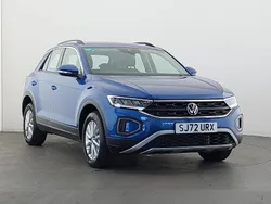Blue Used 2022 VW T-Roc Life SUV | £19,998 (Fair price)