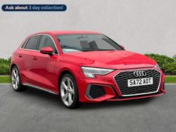 Red Used 2022 Audi A3 S-Line Hatchback | £19,053 (Fair price)