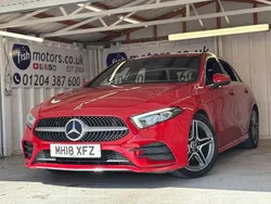 Red Used 2018 Mercedes A200 AMG line Hatchback | £14,290 (Fair price)