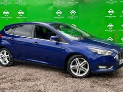 Blue Used 2017 Ford Focus Titanium Hatchback | £5,799 (Good price)