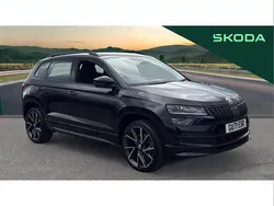 Black Used 2021 Skoda Karoq SportLine SUV | £20,074 (Fair price)