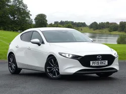 White Used 2019 Mazda 3 Inclusive Hatchback | £15,750 (Fair price)