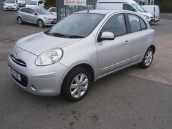 Silver Used 2012 Nissan Micra Acenta Hatchback | £3,395 (Fair price)
