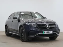 Blue Used 2022 Mercedes EQC400 AMG Line Premium Plus SUV | £27,799 (Expensive)