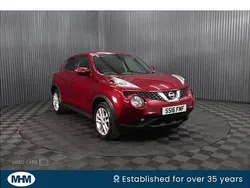 Red Used 2016 Nissan Juke Acenta SUV | £6,495 (Fair price)