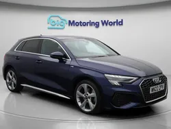 Blue Used 2022 Audi A3 Sportback e-tron S-Line Sedan | £18,900 (Fair price)