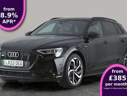 Black Used 2022 Audi e-tron Black Edition SUV | £25,643 (Good price)
