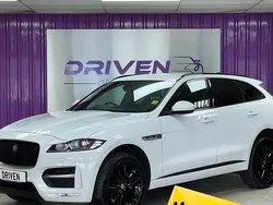White Used 2019 Jaguar F-Pace R-Sport SUV | £20,600 (Fair price)