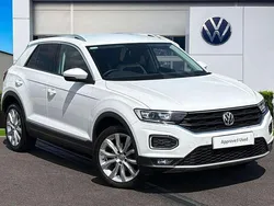 White Used 2020 VW T-Roc SEL SUV | £18,690 (Fair price)