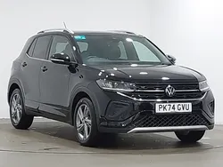 Black Used 2024 VW T-Cross R-line SUV | £25,498 (Expensive)