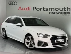 White Used 2023 Audi A4 S-Line Estate | £27,990 (Fair price)