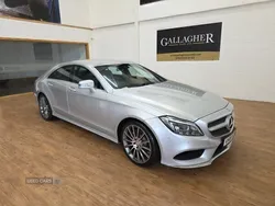 Silver Used 2015 Mercedes CLS220 AMG line Coupe | £11,495 (Fair price)