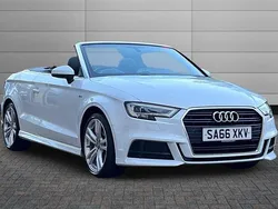 White Used 2017 Audi A3 Cabriolet S-Line Cabriolet | £12,990 (Fair price)