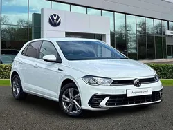 White Used 2021 VW Polo R-line Hatchback | £16,291 (Fair price)