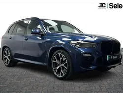 Blue Used 2021 BMW X5 M Sport SUV | £43,500 (Fair price)