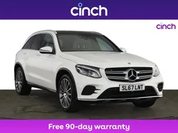 White Used 2017 Mercedes GLC220 AMG Line Premium SUV | £20,549 (Fair price)