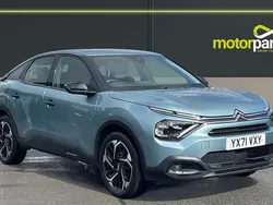 Blue Used 2021 Citroën C4 PureTech Hatchback | £11,695 (Fair price)