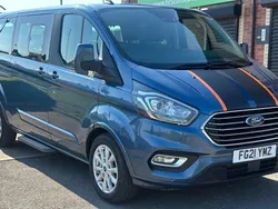 Blue Used 2021 Ford Tourneo Custom Titanium MPV | £21,995 (Fair price)