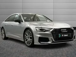 Silver Used 2021 Audi A6 Black Edition Sedan | £27,500 (Fair price)