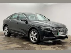 Black Used 2022 Audi e-tron Sportback Advanced SUV | £23,490 (Super price)
