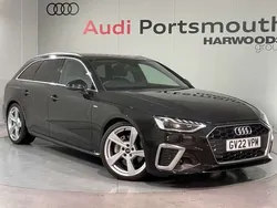Black Used 2022 Audi A4 S-Line Estate | £23,690 (Good price)
