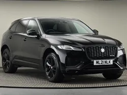 Santorini black Used 2021 Jaguar F-Pace R-Dynamic SUV | £29,000 (Fair price)