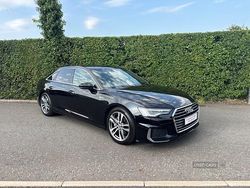 Black Used 2020 Audi A6 S-Line Sedan | £21,995 (Fair price)