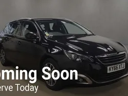 Black Used 2016 Peugeot 308 Allure Estate | £8,190 (Fair price)