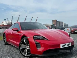 Red Used 2021 Porsche Taycan Sedan | £49,950 (Fair price)