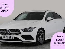 White Used 2022 Mercedes CLA180 AMG line Sedan | £19,508 (Good price)
