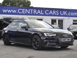 Black Used 2017 Audi A4 S-Line Sedan | £9,495 (Fair price)