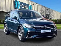 Nightshade blue Used 2024 VW Tiguan R-line Edition SUV | £32,295 (Fair price)