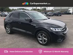 Black Used 2022 VW T-Roc R-line SUV | £22,897 (Fair price)