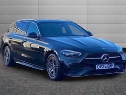 Obsidian black Used 2022 Mercedes C300e AMG Line Premium Plus Estate | £26,495 (Good price)