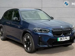 Blue Used 2021 BMW iX3 M Sport SUV | £31,030 (Expensive)