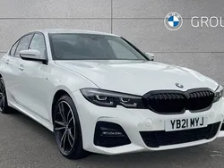 White Used 2021 BMW 330e M Sport Sedan | £22,500 (Fair price)