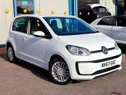 Pure white gloss Used 2017 VW up! move up! Hatchback | £7,289 (Fair price)