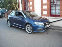 Blue met/silver Used 2015 Audi A1 S-Line Hatchback | £6,750 (Fair price)