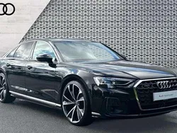 Black Used 2024 Audi A8L S-Line Sedan | £64,093 (Expensive)