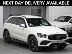 White Used 2019 Mercedes GLC220 AMG line SUV | £23,500 (Fair price)