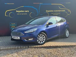 Blue Used 2016 Ford Focus Titanium Hatchback | £6,990 (A bit pricey)