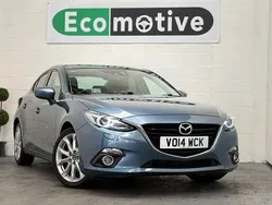 Blue Used 2014 Mazda 3 Inclusive Sedan | £6,995 (Fair price)
