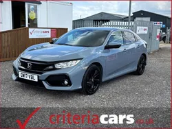 Grey Used 2017 Honda Civic SR Hatchback | £8,999 (Fair price)