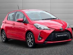 Red Used 2019 Toyota Yaris Hatchback | £8,995 (Fair price)
