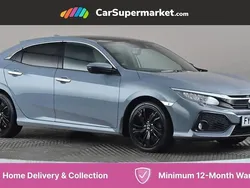 Grey Used 2017 Honda Civic Prestige Hatchback | £12,497 (Fair price)